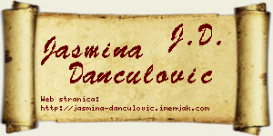 Jasmina Dančulović vizit kartica